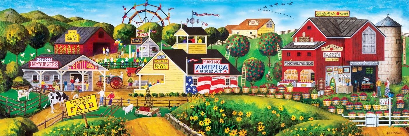 Apple Annie'S Carnival Panoramic 1000 Pc