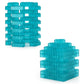 Feleph 320 Pieces Transparent Light Blue 2X4 Bricks Parts Building Kit Creative Play Set Blocks Classic Toy Accessories Compatible With 3001 Major Brands (Trans Light Blue)