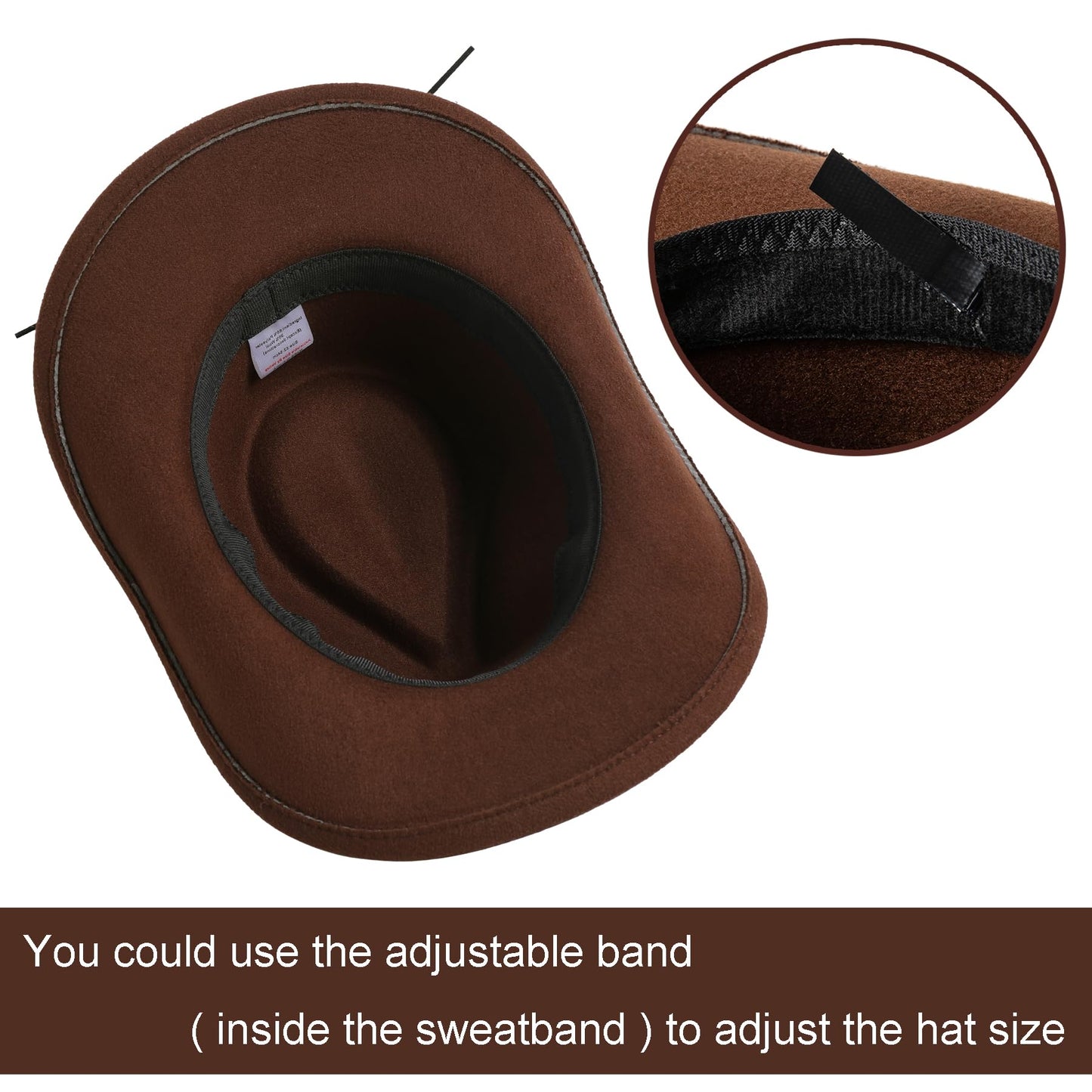 Jastore Kids Wide Brim Western Cowboy Cowgirl Hat Boys Girls Felt Jazz Fedora Hats Dress Up Costume(US, Age, 6 Years, 12 Years,