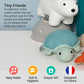Little Big Friends Tiny Friends | Rattle Toy | Special Stuffed Animal | Easy To Clean | Emilie The Turtle