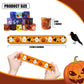 KIMOBER 48PCS Halloween Slap Bracelets,Assorted Snap Wristbands with Pumpkin Witches Ghost Skeleton for Kids Party Favors