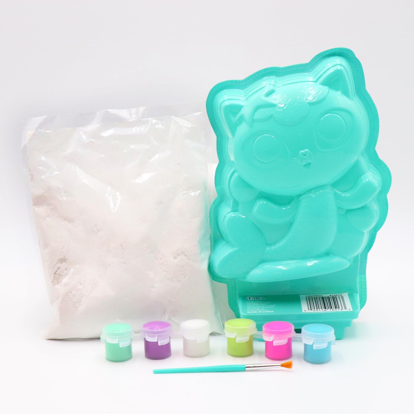 Tara Toys Gabby’s Dollhouse Mercat Pour N’ Paint - 9.31" Multicolored Plastic Toy, Model 10513