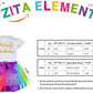 Zita Element Rainbow Clothes And Hair Accessories For American 18 Inch Girl Doll Matching Girls Outfits - 2 Cotton Shirts, 2 Rainbow Tutu Skirts And 2 Bow Hair Clips For Kid Girl Birthday Gift.