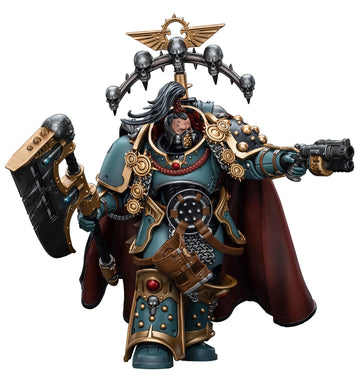 Joytoy Warhammer 40K 1/18 Action Figures, Sons Of Horus Legion Praetor With Power Axe Perfect For Collectors & Decor, Ideal Gift