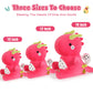 Ditucu Plush Dragon Fruit Dinosaur Toy - Soft Red Dino, 12 Inch Birthday Gift for Kids