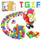 Veneibe 72pcs Magnetic Building Blocks for Toddlers  Large Magnet Construction Cube Toys for Kids  Preschool STEM Educational Sensory Montessori Square Toy for 3 4 5 6 Boys & Girls
