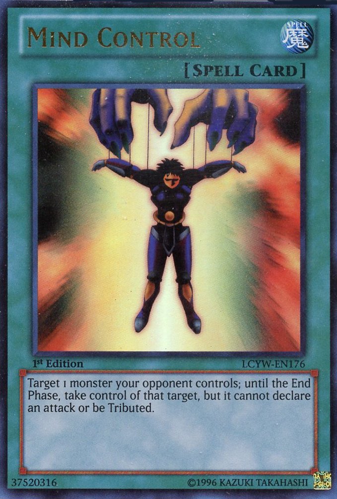 Yu-Gi-Oh! - Mind Control (Lcyw-En176) - Legendary Collection 3: Yugi'S World - 1St Edition - Ultra Rare
