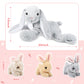 Beniny Large Bunny Stuffed Animal 24'' - 4Pcs Stuffed Bunny Rabbit Plush Toy Gifts For Kids - Cuddly Mommy Bunny Surprise With 3
