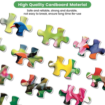 300 Pieces Jigsaw Puzzles For Adults-Morning Serenade Birds Puzzle For Adults Children Elderly-Recycled Paper Puzzle 300 Pieces-