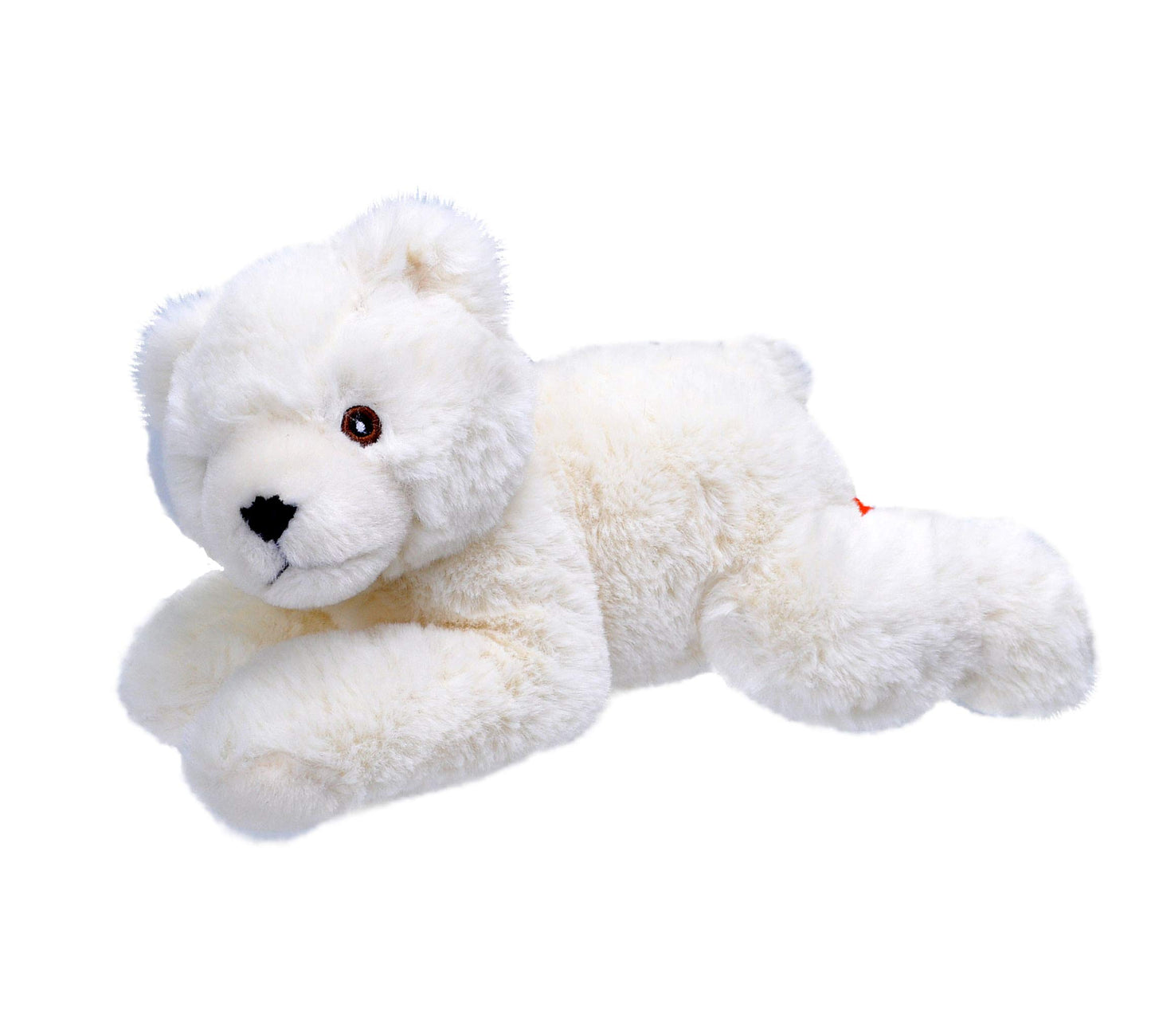WILD REPUBLIC EcoKins Mini Polar Bear Stuffed Animal, 8 inch, Eco-Friendly Plush Toy, Handcrafted from Recycled Materials