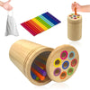 YOYOJOY Montessori Toys for 1-3 Year Old  Wooden Color Sorting Toys for Toddlers 1-3  Fine Motor Skills Sensory Toy for 1 2 3 Year Old Girl Boy Baby Gifts