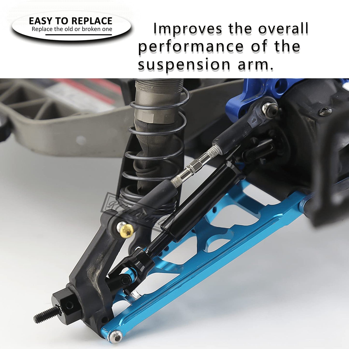 Rcarmumb Upgrades Part For 1/10 Stampede Vxl 2Wd,Rustler Vxl 2Wd,Slash Vxl 2Wd,Hoss Vxl 2Wd,Rear Stainless Steel Drive Shaft Cvd