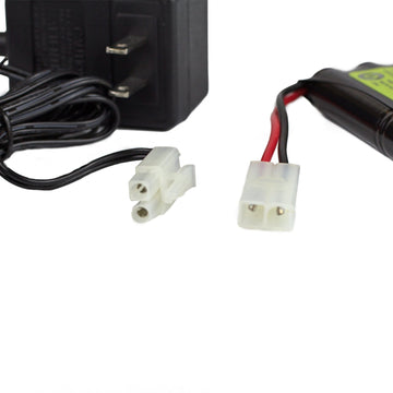 ULTRALAST 9.6V Nitro NiMH Battery & Charger, 700mAh, Black, Model R96K
