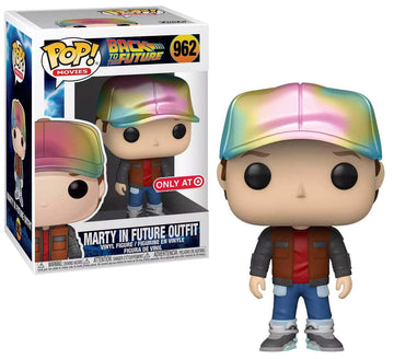 Funko POP! Back to The Future 962 Marty in Future Outfit Exclusive - Vinyl, Multicolored
