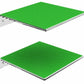 Galvanox Display Shelves For Building Bricks (2 Pack Set) Compatible With All Toy Block Brands - Floating Wall Mounted Shelf With 10 Inch Removable Baseplate (Clear Acrylic)