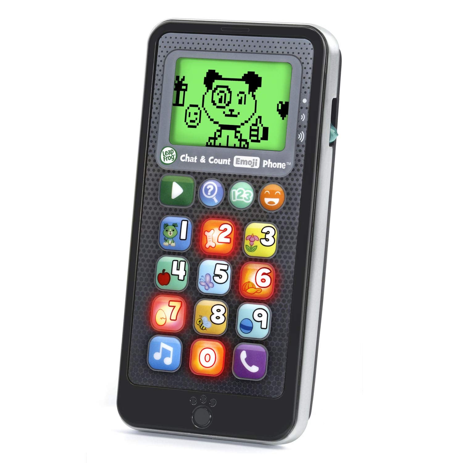 Leapfrog Chat And Count Emoji Phone, Black