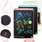 LCD Writing Tablet, 2 Packs Drawing Pads for Kids 3 4 5 6 Years Old 8.5 Inch Colorful Lines Doodle Scribble Boards Educational T