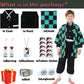 PTXZEQ Cosplay Costume Coslpay Outfit for Halloween Kids mature-themed(green kids 140)