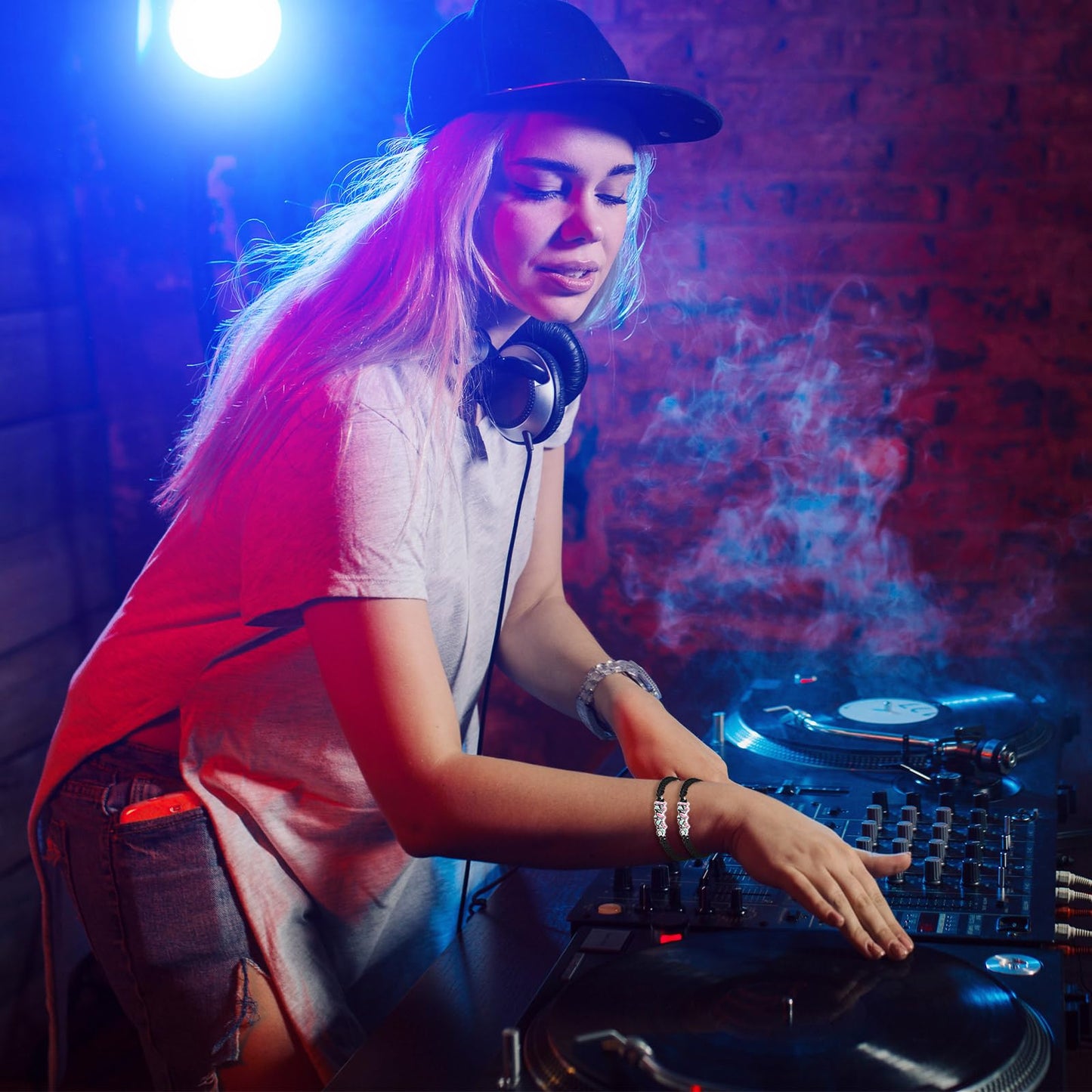 Music Party Favors Bracelets Party Decorations Bracelets Peace Sign Bracelets Hippie Party Supplies Rainbow Peace Bracelets Musi