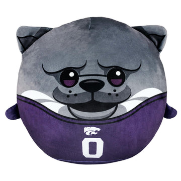 Sleep Squad Kansas State Wildcats Willie The Wildcat 12'' Mascot Kiri Cloud Plushie - Official Collegiate Plush