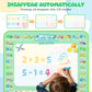 Assark Water Doodle Mat - 40x32" Mess-Free Coloring, Educational Toy for Kids, Green, Ideal Birthday/Christmas Gift for Ages 3-8