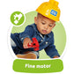 Mega Bloks Lil' Building Toolkit Set - Preschool Building Toys with Hammer, Multi-color, Plastic, Model GNT91