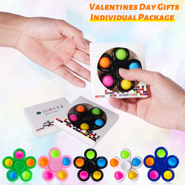Scione 10 Pack Party Favors For Kids 4 8 12, Fidget Spinners Birthday Return Gift, Christmas Goodie Bags Stuffer Fillers For Classroom Treasure Box Prize Boys Girls