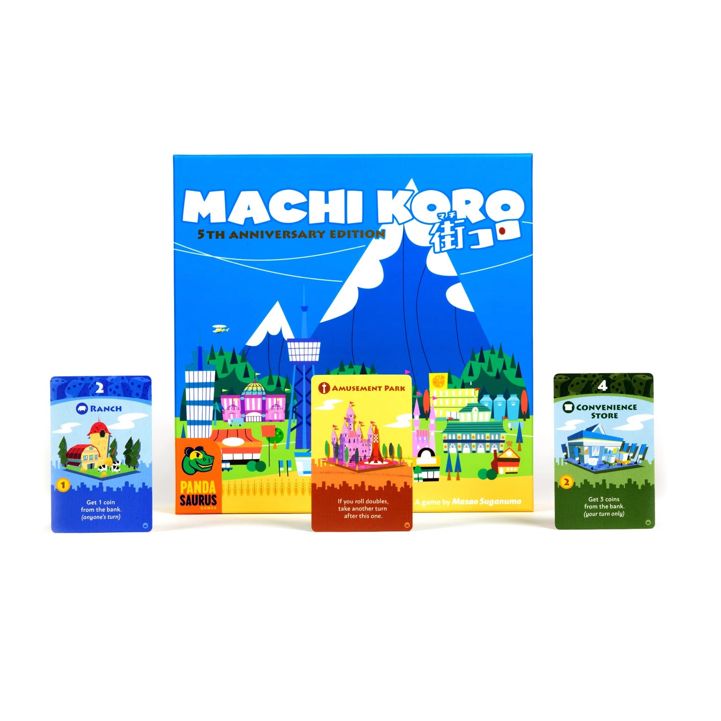 Machi Koro Board Game The Ultimate City-Building Game! Fast-Paced Dice Rolling Strategy Game For Kids And Adults, Ages 8+, 2-4 Players, 30 Minute Playtime, Made By Pandasaurus Games