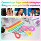 Tgxlak 10Pcs Unicorn Stretchy Strings Toys, Sensory Stress Toys For Against Anxiety, Quiet Stress Relief Toy For Autism And Spec