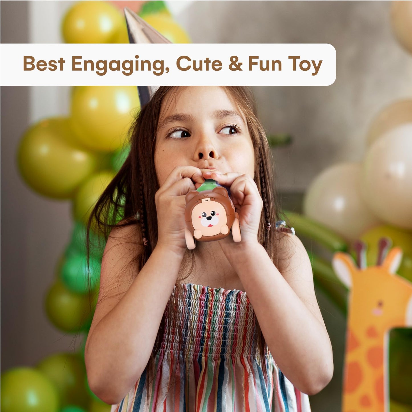Childlike Behavior | 4 Pcs Car Whistle Toy For Baby - Whistle Inertia Car - Animal-Themed - Plastic Cars With Whistle Function T