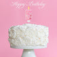 FAMGift Birthday Candles - Number 5 Pink Butterfly Cake Topper, Wax Material for Parties and Weddings