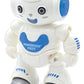 Lexibook Rob16 Powerman, First Smart Interactive Learning Robot Toy For Kids Dancing Plays Music Boy Girl, White/Blue