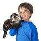 Folkmanis River Otter Hand Puppet, Brown, 1 Ea