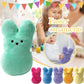 Fbdcyia 6Pcs Easter Bunny Stuffed Animal, Cute Animal Carrot Peep Bunny Doll, Easter Basket Stuffers, Rabbits Animal Easter Bunn