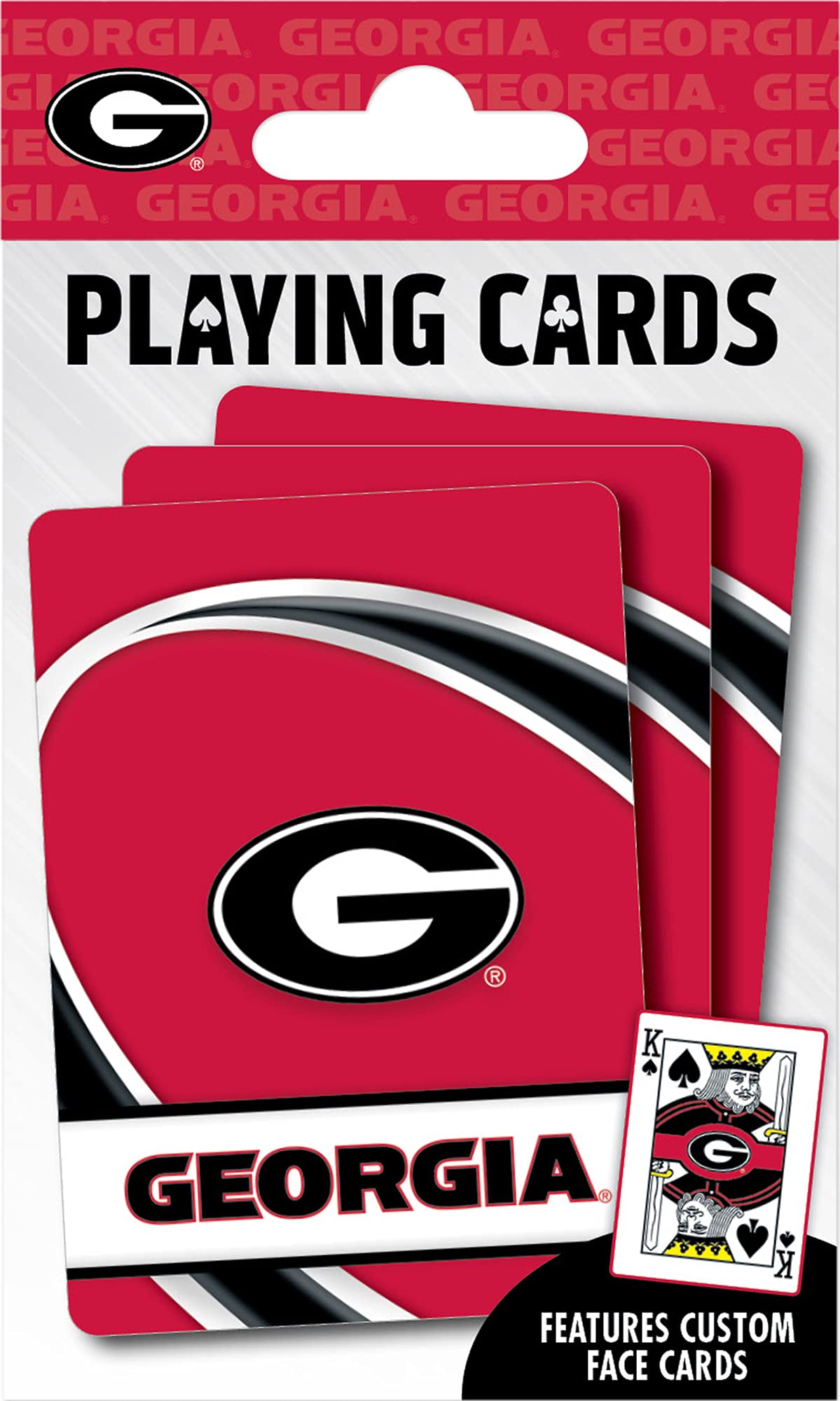 Masterpieces Ncaa Georgia Bulldogs, Playing Cards