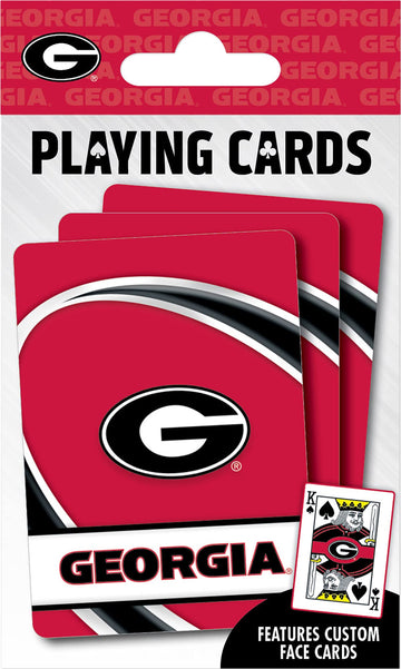 Masterpieces Ncaa Georgia Bulldogs, Playing Cards