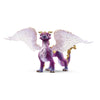 Schleich Bayala - 7 Nightsky Dragon Figurine Toy with Moveable Wings - Cute Fantasy Fairy Animal Figure for Girls and Boys - Purple Wyvern Mythical Creature for Imaginative Play - Kids Age 5+ | 70762