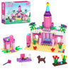 Brick Story Girls Princess Palace Building Blocks Toys 178 Pieces Pink Fairy Castle Building Set Girls Friends Construction Toy Playset Great Small Gift For Kids Age 6 7 8 9 10 And Up