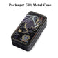 DnDnD Acient Silver Metal DND Dice Set, 7PCS D&D Metal Dice with Metal Case for Dungeons and Dragons, Shadowrun, Pathfinder, Sav