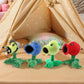 Dyharnsty 4Pcs Plants vs Zombies Plush Toys Peashooter Soft Figure Doll  Plants vs Zombies Toys PVZ Plush Plants 1 2 Set