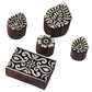 ANHANDICRAFTS Wooden Printing Stamps Blocks for Fabrics, Stamp Use on Fabrics, Paper etc 