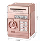 Setibre Piggy Bank, Electronic Atm Password Cash Coin Can Auto Scroll Paper Money Saving Box Toy Gift For Kids (Rose Gold)