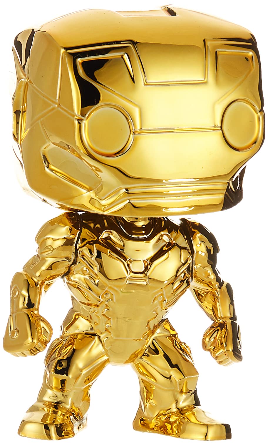 Funko Pop Marvel: Marvel Studios 10 - Iron Man (Gold Chrome) Collectible Figure, Multicolor