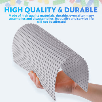 Pokiiulk Classic Baseplates Building Plates-Pack Of 10 Large 10'' X 10'' Building Bricks Compatible With All Major Brands,Perfec