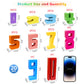 GUKAZH Wooden Number Building Blocks 20 Pcs Stacking Toys for Kids, Math Learning Tool for Students, Digital Building Blocks 1-1