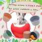 8 Pcs Stacking Cups For Rabbits Safe Plastic Rabbit Toys Of Different Sizes, Stackable Bunny Toys, Enrichment Toys For Small Ani