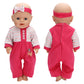 Sotogo 5 Sets Baby Doll Clothes Outfits Jumpsuits For 14-16 Inch Baby Doll, 43Cm New Born Baby Doll, 15 Inch Baby Doll And Ameri