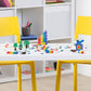 Plus Plus 70 Piece Interlocking Building Blocks For Kids, Open Ended Connecting Toys, Stem Bin Classroom Mini Manipulatives - Basic Mix Play Tube
