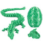 3D Printed Dragon Egg with Engraved Western Dragons - Surprise Gift Set with Articulated Crystal Dragon and Ring  Fidget Sensory Toys for Kids  Birthday Halloween for Boys and Girls