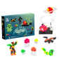 Plus Plus - Learn To Build, Glow In The Dark - Construction Building Stem - Interlocking Mini Puzzle Blocks For Kids